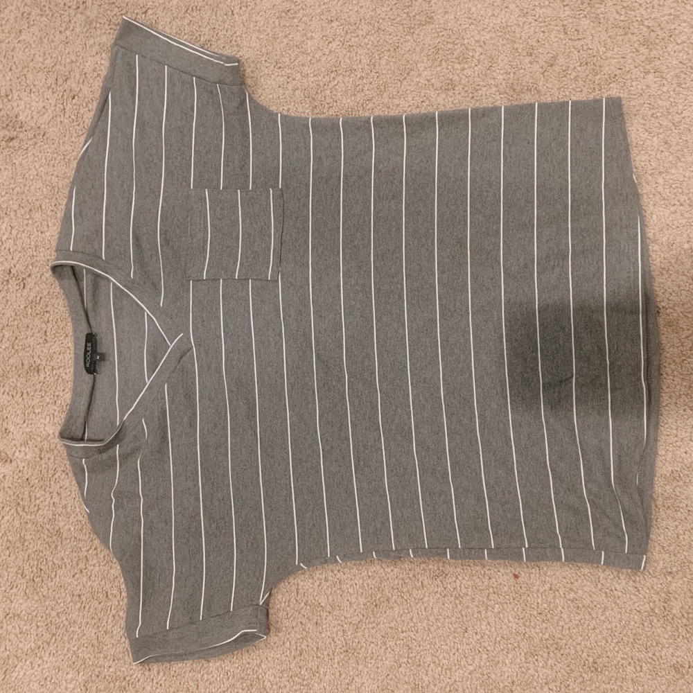 ROOLEE striped v-neck, size M